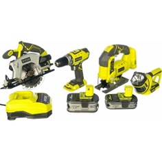 Набор инструментов ryobi one+ r18ck4a-ll99s