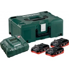 Набор basic-set (3 аккумулятора lihd 3.5 а*ч+зарядное устройство asc30+metaloc) metabo 685100000