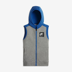 Жилет с молнией во всю длину для мальчиков школьного возраста Nike Air Hooded