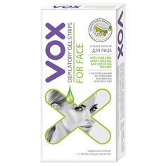 Полоски гелевые для лица VOX 6 шт + 2 салфетки