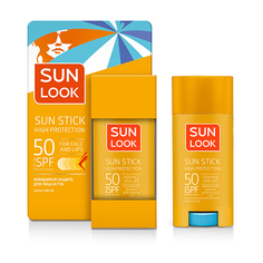 Стик для лица и губ SUN LOOK солнцезащитный SPF-50 15 г