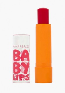 Бальзам для губ Maybelline New York "Baby Lips, Вишня", восстанавливающий и увлажняющий, с легким красным оттенком и запахом, 1,78 мл