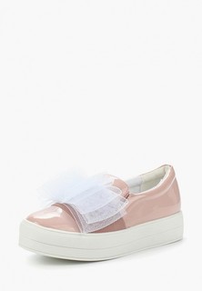 Слипоны LOST INK SABRINA MESH BOW PLIMSOLL