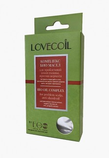 Масло для волос LovECoil Комплекс для проблемной кожи головы, "против перхоти" 3 шт. Х 15 мл