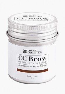 Хна для бровей CC Brow в баночке (темно-коричневый), 5 гр