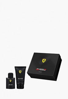 Набор парфюмерный Ferrari Scuderia "BLACK" Туалетная вода 75 мл + Шампунь для волос и тела 150 мл