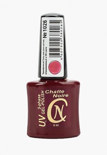 Гель-лак для ногтей Chatte Noire (трехфазный) №1026 красно-сиреневый голографический 6 мл