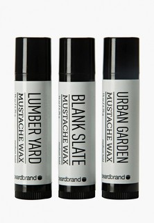 Воск для укладки Beardbrand Набор для усов и бороды White Label Mustache Wax 3 Pack
