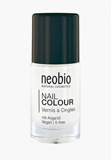 Лак для ногтей Neobio №07 5-FREE, с аргановым маслом. "Французский маникюр"