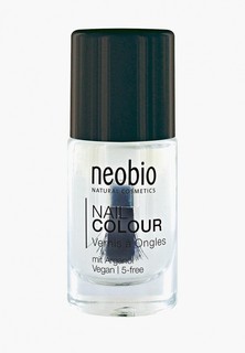 Базовое покрытие Neobio №01 5-FREE, с аргановым маслом. База и закрепляющее покрытие. "Волшебное сияние"