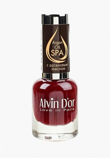 Лак для ногтей Alvin Dor SPA с аргановым маслом 15мл. Тон 5021