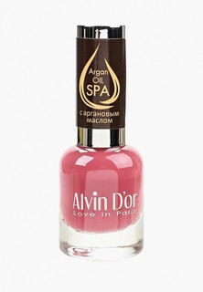 Лак для ногтей Alvin Dor SPA с аргановым маслом 15мл. Тон 5027