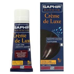 Крем для обуви SAPHIR CREME DE LUXE красный