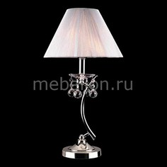 Настольная лампа декоративная 1087/1 хром/серебристый Strotskis Eurosvet