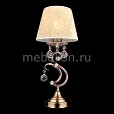 Настольная лампа декоративная 1448/1T античная бронза Strotskis Eurosvet