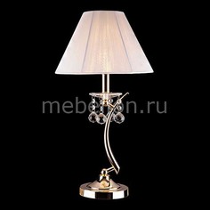 Настольная лампа декоративная 1087/1 золото/белый Strotskis Eurosvet