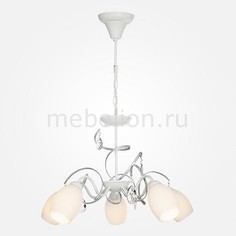Подвесная люстра 60033/5 белый с серебром Eurosvet