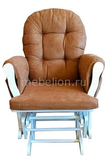 Кресло-качалка 1806 белый/бежевый Петроторг