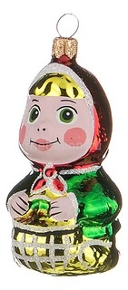 Елочная игрушка (7 см) Машенька 860-347