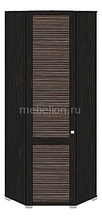 Шкаф платяной угловой Фиджи ШУ(08)_23L венге цаво/каналы дуба Мебель Трия