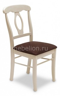 Стул Napoleon белый античный/темно-коричневый Tetchair
