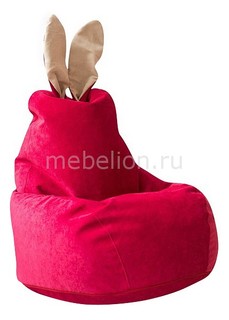 Кресло-мешок Зайчик Малиновое Dreambag