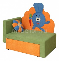 Диван-кровать Соната М11-3 Зайчик 8011127 зеленый/оранжевый Олимп мебель