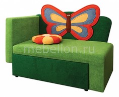 Диван-кровать Соната М11-8 Бабочка 8041127 зеленый Олимп мебель