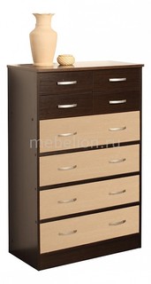 Комод Карло-М10 венге/дуб линдберг Олимп мебель