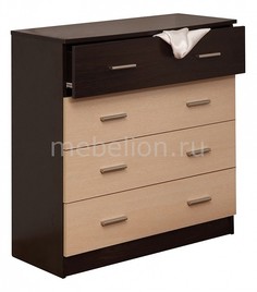 Комод Дуэт-1 венге/дуб линдберг Олимп мебель