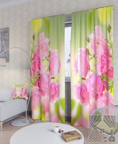 Портьера (148х260 см) 2шт. Карибия ТОМДОМ