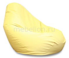 Кресло-мешок Кремовая кожа II Dreambag