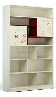 Стеллаж комбинированный Актив-1 Сканд Мебель