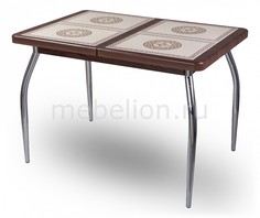 Стол обеденный Шарди ПР с плиткой и мозаикой Домотека