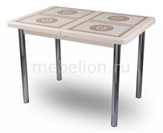 Стол обеденный Шарди ПР с плиткой и мозаикой Домотека