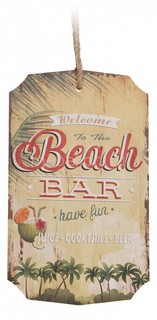 Панно (20х35 см) Beach Bar 317572 ОГОГО Обстановочка