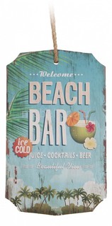 Панно (20х35 см) Beach Bar 317571 ОГОГО Обстановочка