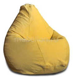 Кресло-мешок Желтый Микровельвет XL Dreambag