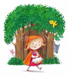 Панно (30х40 cм) Little Red Riding Hood 315760 ОГОГО Обстановочка