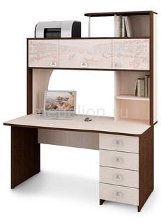 Стол компьютерный Орион 6.10 дуб венге/дуб кобург Vitra