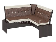 Диван Кантри мини Т2 венге/темно-коричневый Мебель Трия