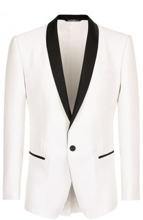 Вечерний пиджак с шалевыми лацканами Dolce & Gabbana
