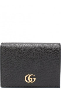 Кожаное портмоне логотипом бренда Gucci