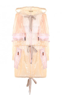 Полупрозрачное пальто на молнии с капюшоном Marc Jacobs