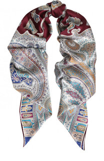 Шелковый платок с принтом Michele Binda
