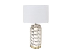 Настольная лампа mary white (gramercy) белый 66.0 см.