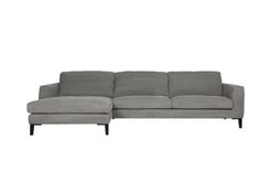 Диван malin (sits) серый 308x85x158 см.