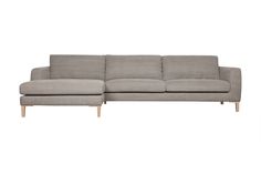 Диван malin (sits) серый 308x85x158 см.