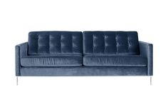 Диван kalle (sits) синий 218x82x91 см.