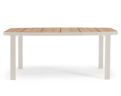 Стол обеденный swing (ethimo) белый 190x75x90 см.